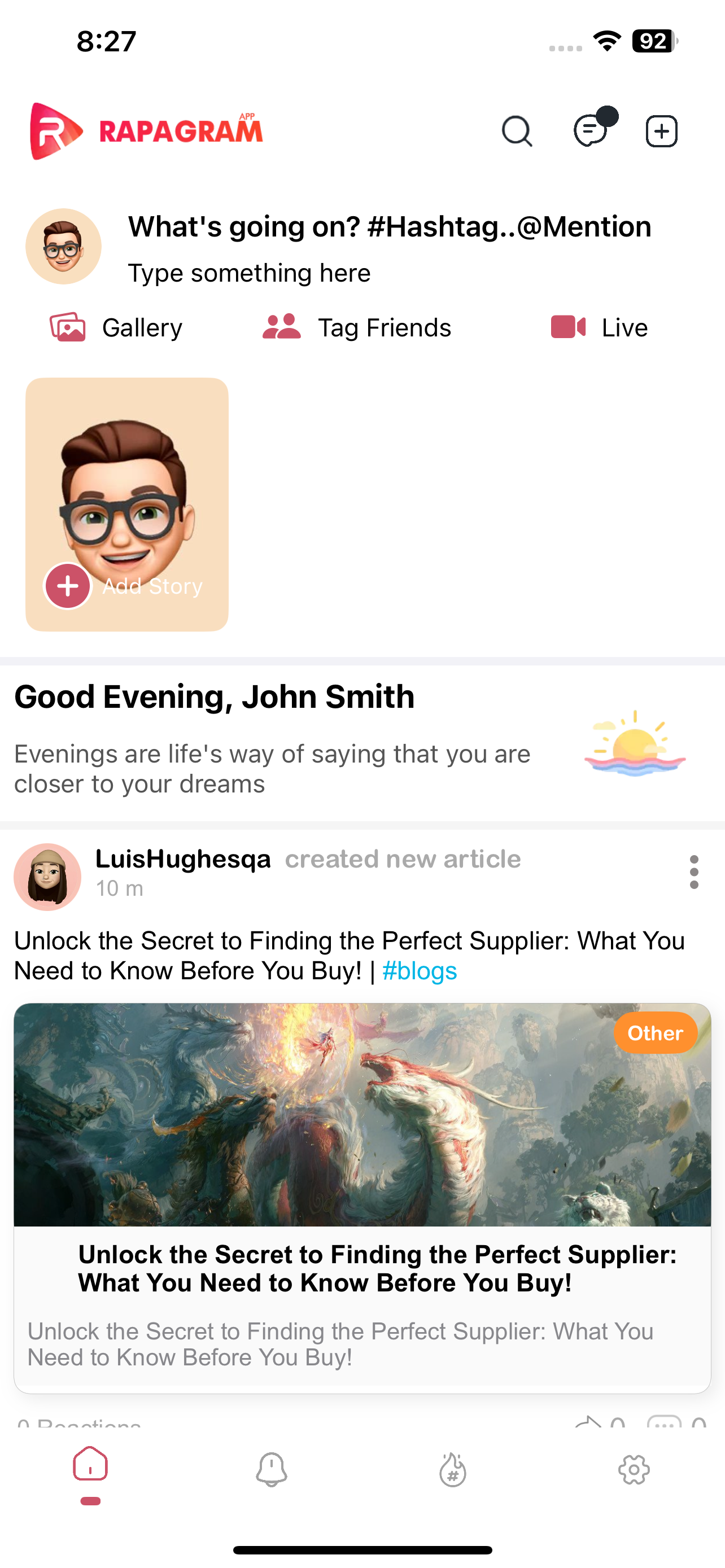 Rapagram screenshot 2