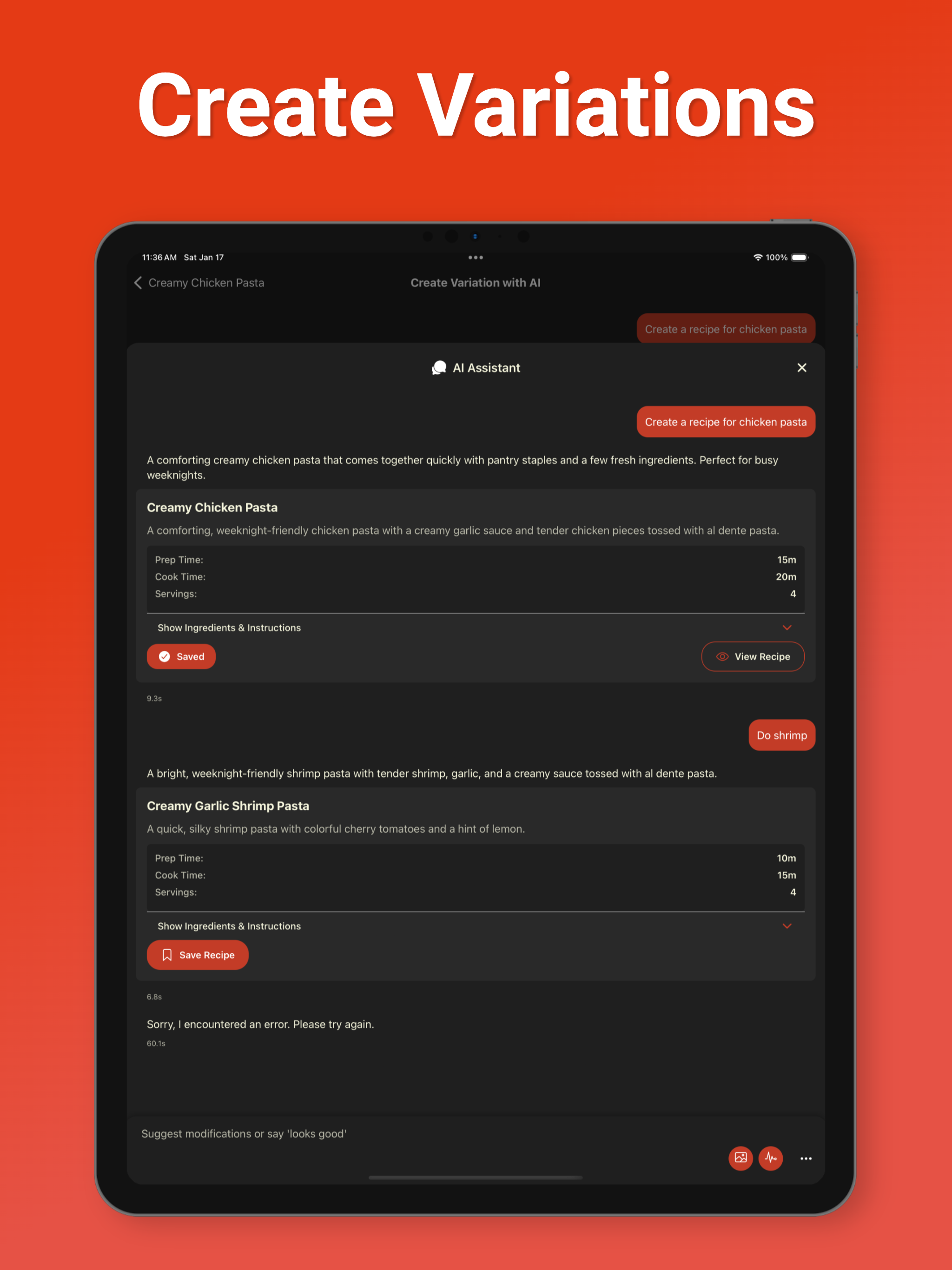 Cayenne - AI Recipe Management screenshot 10