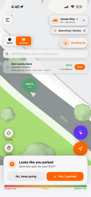 aSpot - Find Street Parking screenshot 1