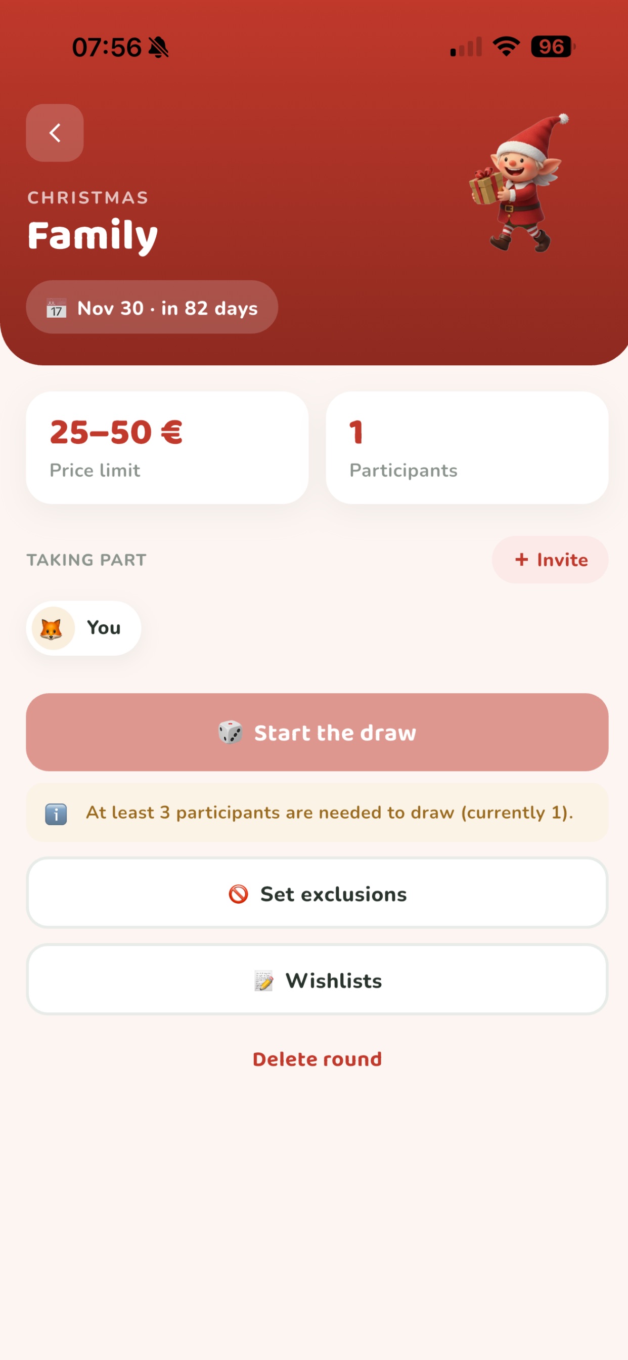 Screenshot 5 of Wichtel.app – Secret Santa