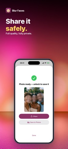 Blur Faces - Photo Privacy screenshot