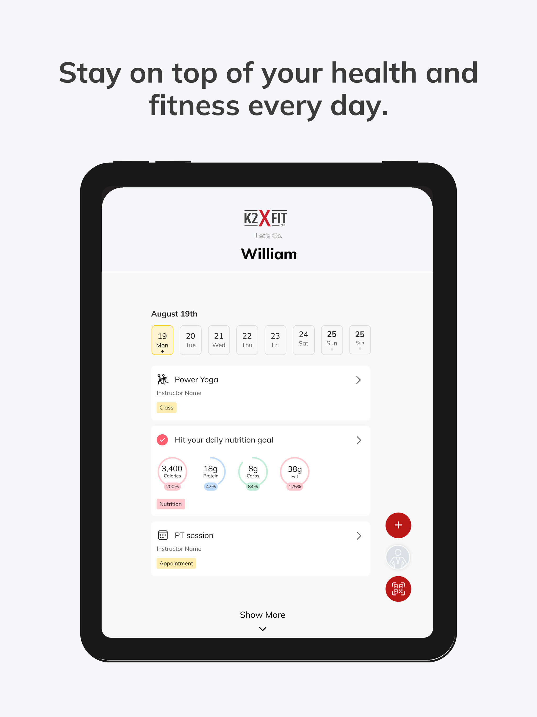 K2XFIT screenshot 8