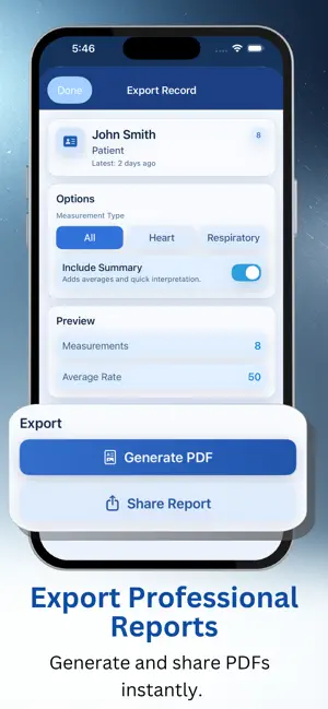 TapVitals: Blood Pressure log screenshot 3