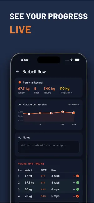 Stark - Workout Tracker Log screenshot 4