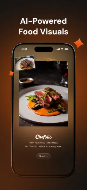 Chefolio: AI Food Photo Editor screenshot 1