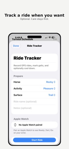 Giddy Up- Equine Manager Screenshot 3 of 6