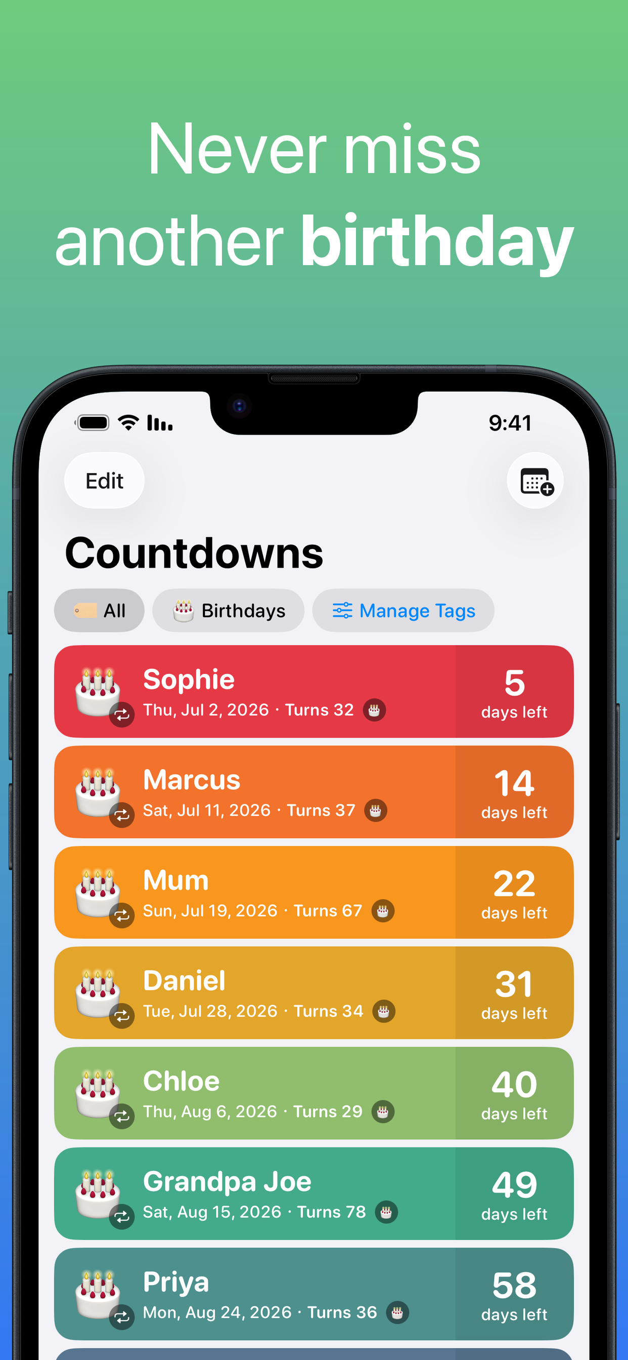 Countdown screenshot 6