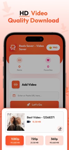 Reels Saver - Video Saver iPhone screenshot