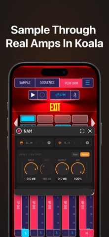 NAM AUv3: Neural Amp Modeler iPhone screenshot