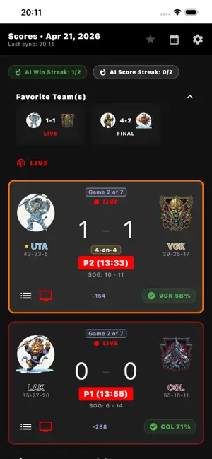NHL Pulse screenshot 1