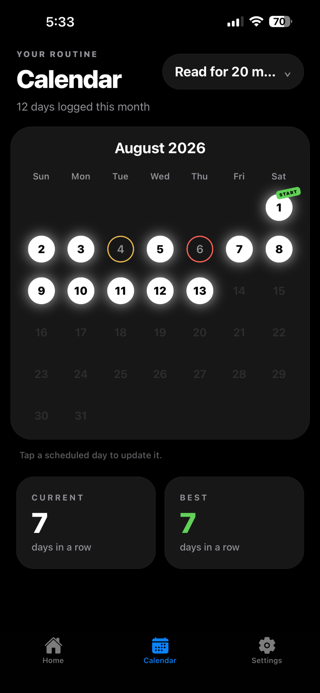 StreakOn screenshot 2
