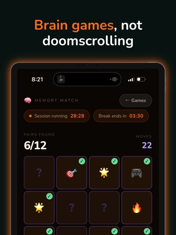 Ember - Break Your Phone Habit iPad screenshot