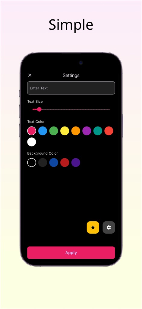 Strings - Large Text Display - App de Diseño gráfico | MWM