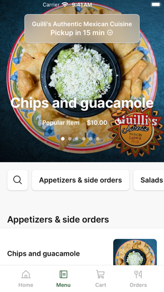 Guilli's Authentic Mexican iPhone screenshot 2 - Food & Drink app