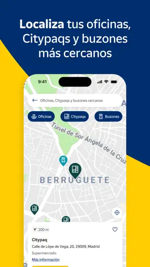 Captura de pantalla de Correos: Envío Y Seguimiento en iPhone 6