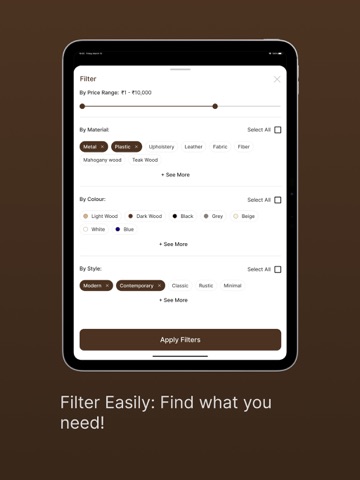Furnyshop iPad screenshot