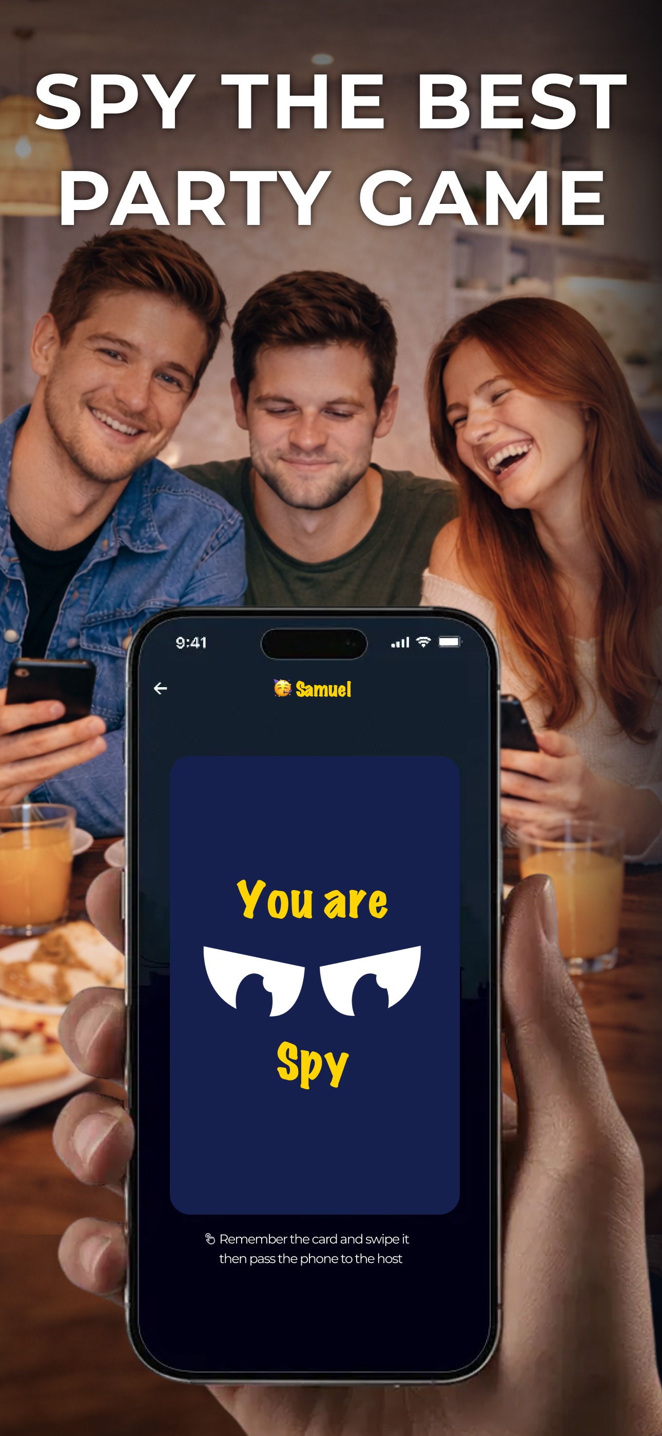 Spy - the game for a company