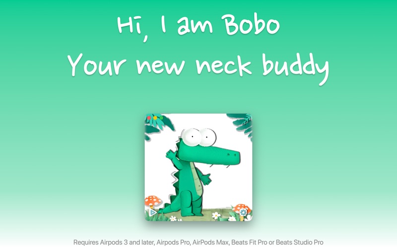 Bobo Neck Buddy app screenshot