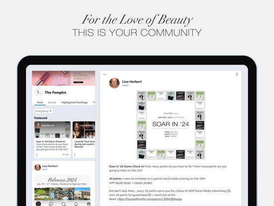 House of LimeLife Community iPad screenshot 4 - Business app