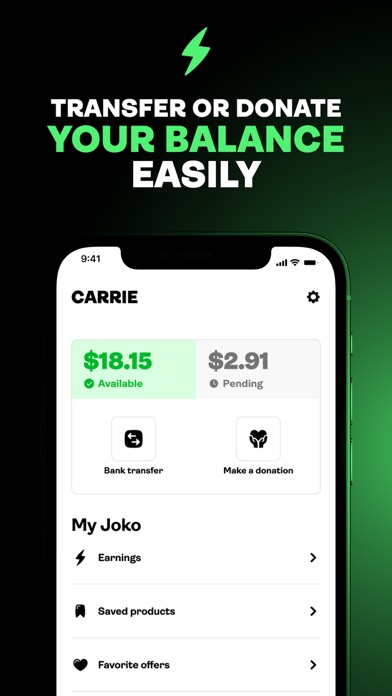 Joko | Cash back & discounts Screenshot