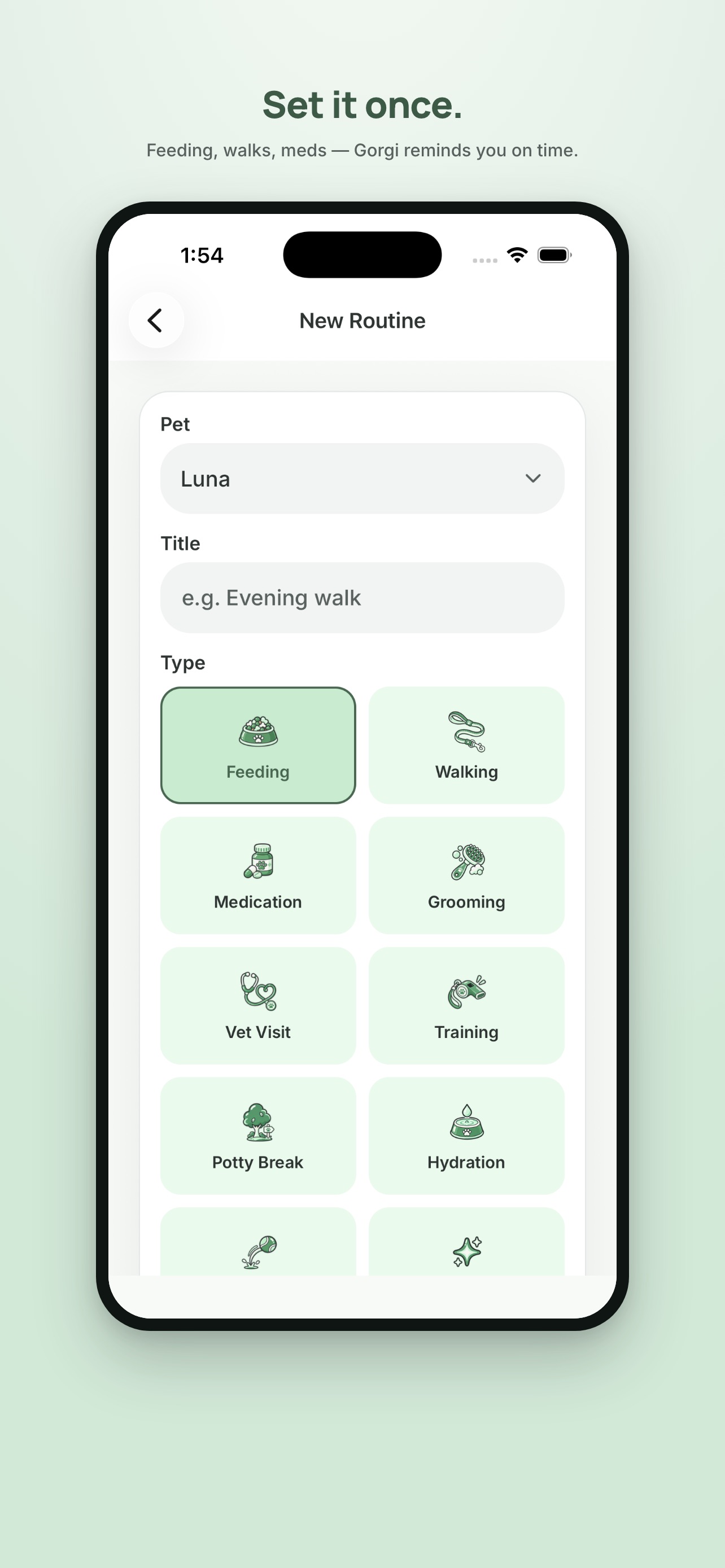 Screenshot 5 of Gorgi - Pet Care & Reminders