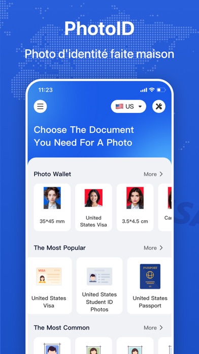Screenshot #1 pour PhotoID : Créateur passeport