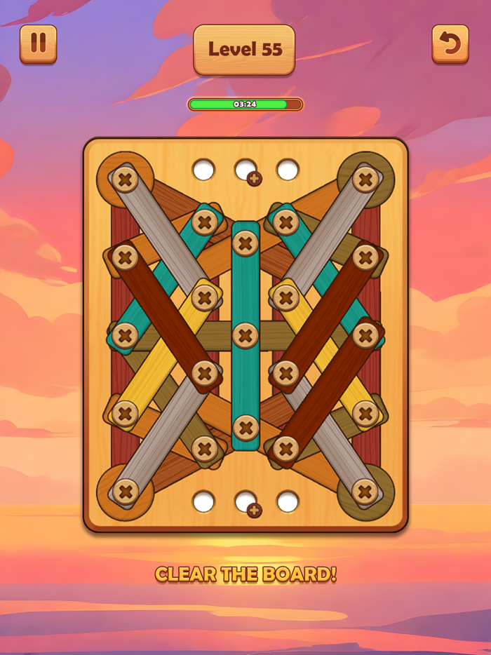 Wood Nuts  Bolts Unscrew