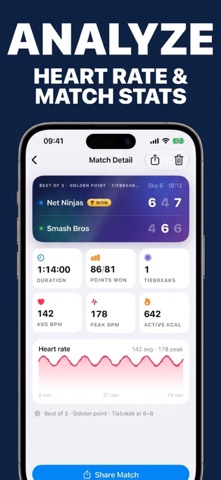 Padel Score Watch App Tracker Screenshot 5 of 6