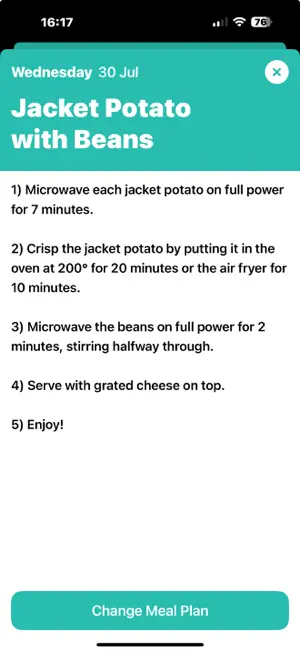 My Family Meal Planner screenshot 4