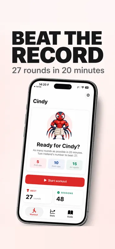 Cindy - Crossfit Workout screenshot 1 of 5