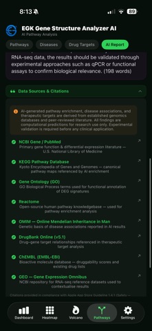 EGK AIGenesAnalyze screenshot