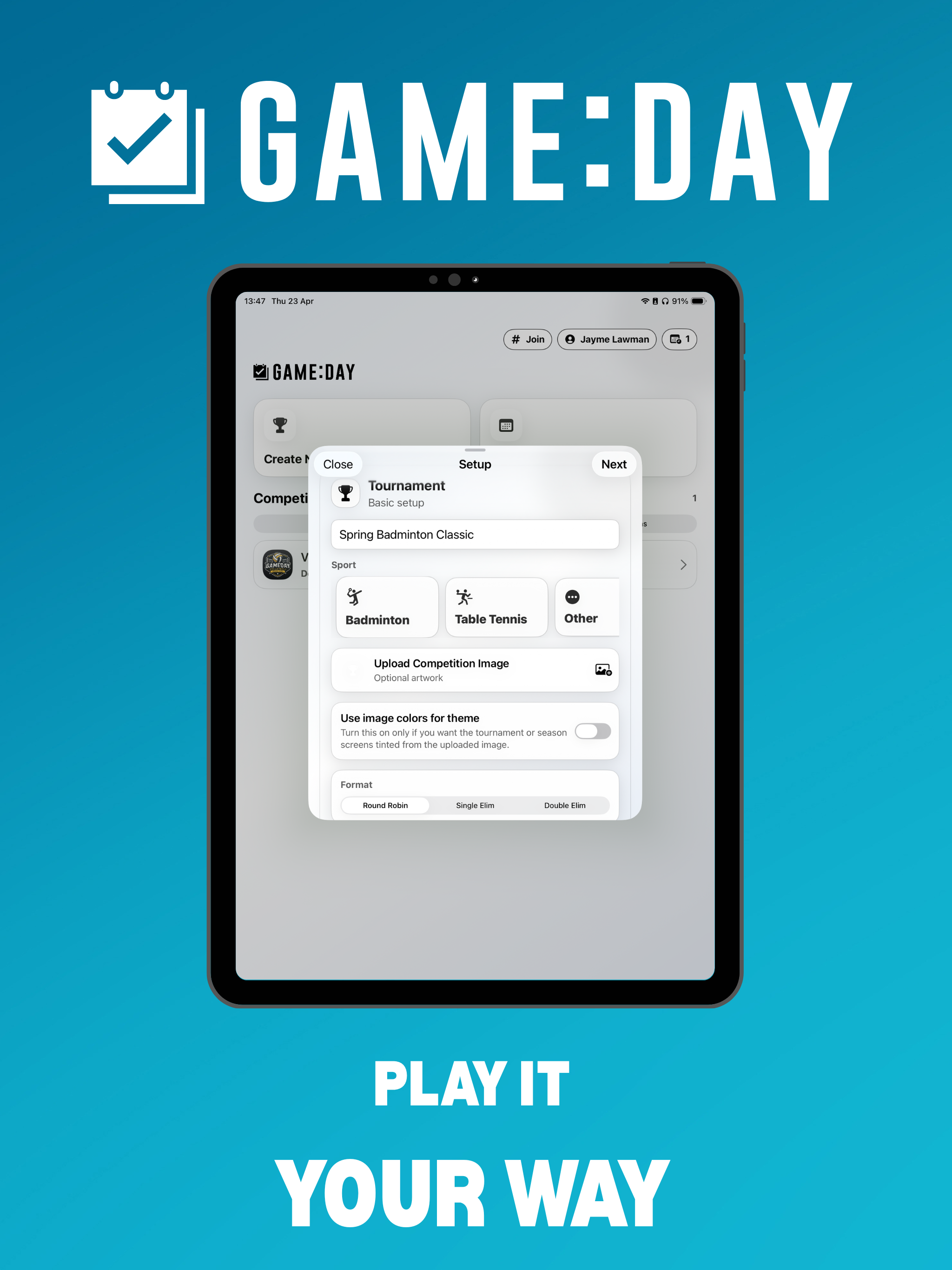GameDay Scheduling