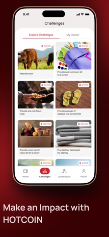 HOTCOIN - Social Projects iPhone screenshot
