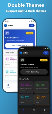 Videx: Video & Audio Converter iPhone screenshot