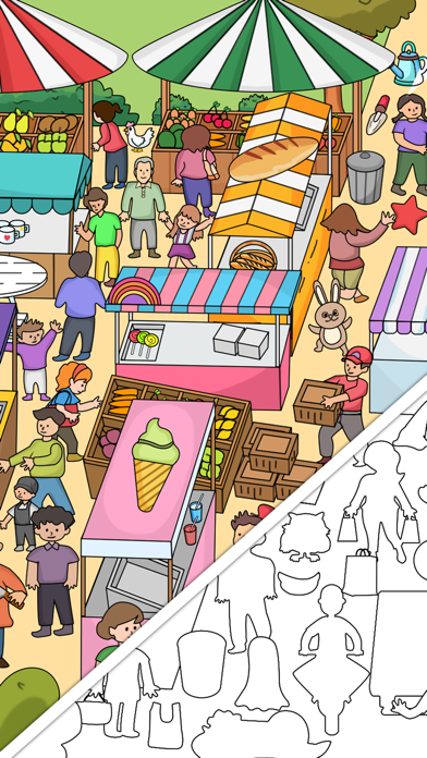 Sticker Diary Color Puzzle Screenshot