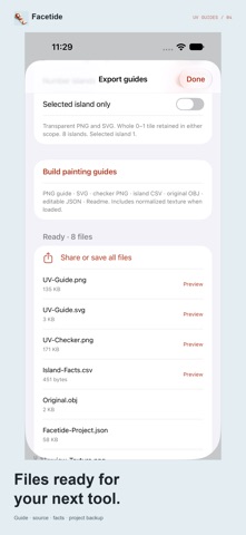 Facetide UV Guides screenshot 4