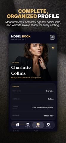 ModelBook Pro iPhone screenshot