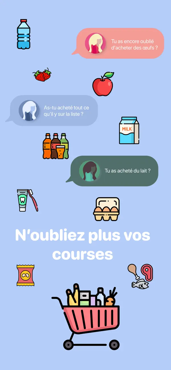 Screenshot #1 pour ShareCart-Votre liste partagée