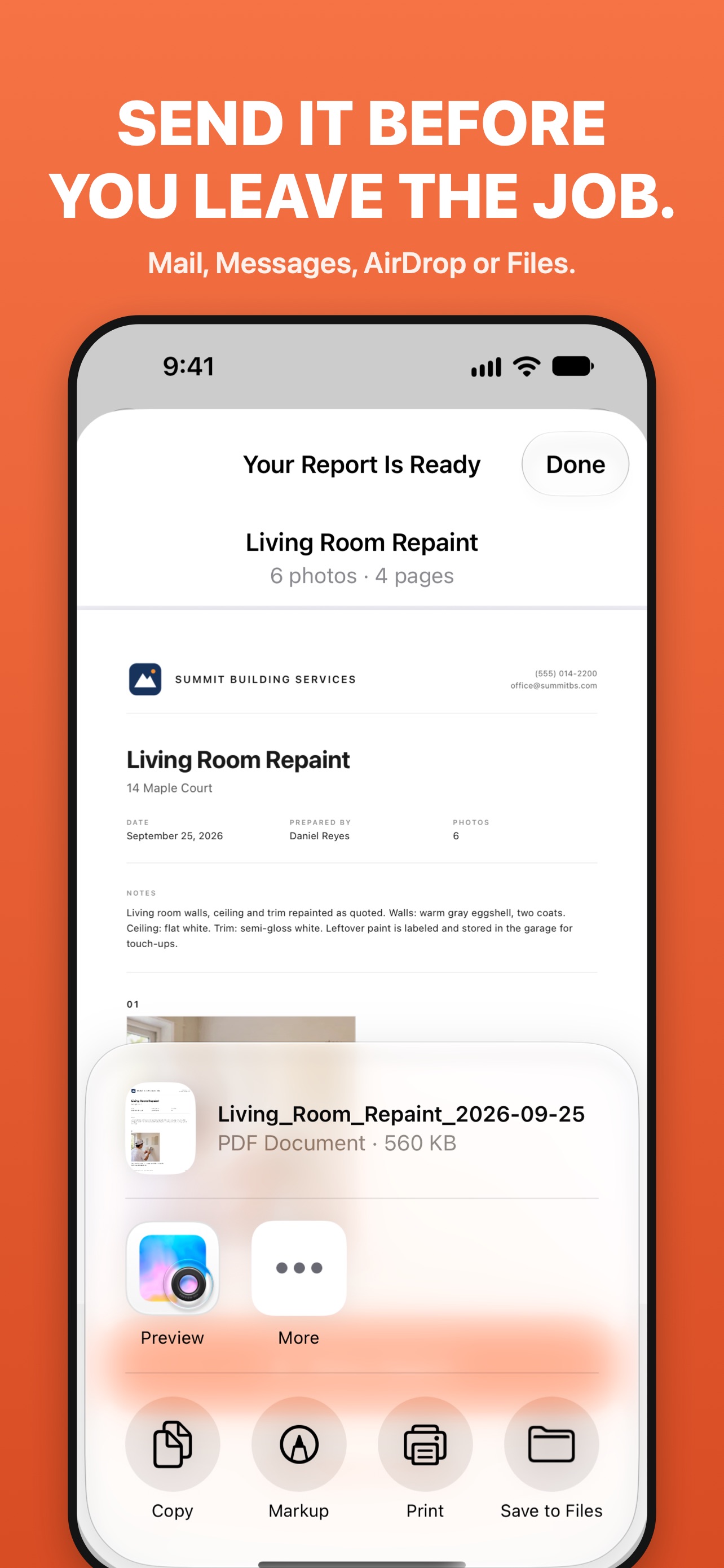 Screenshot 6 of PicReport: Photo to PDF