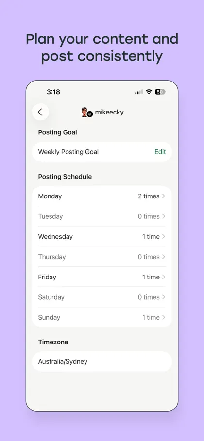Screenshot 3 von 6 zu Buffer: Plan & Schedule Posts