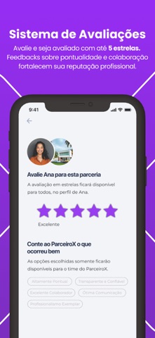 ParceiroX iPhone screenshot