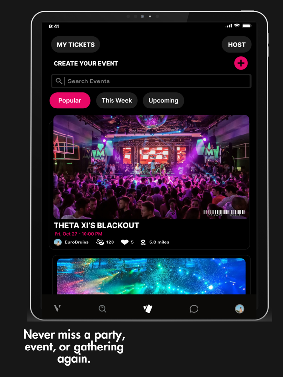 Visible App iPad screenshot 4 - Social Networking app