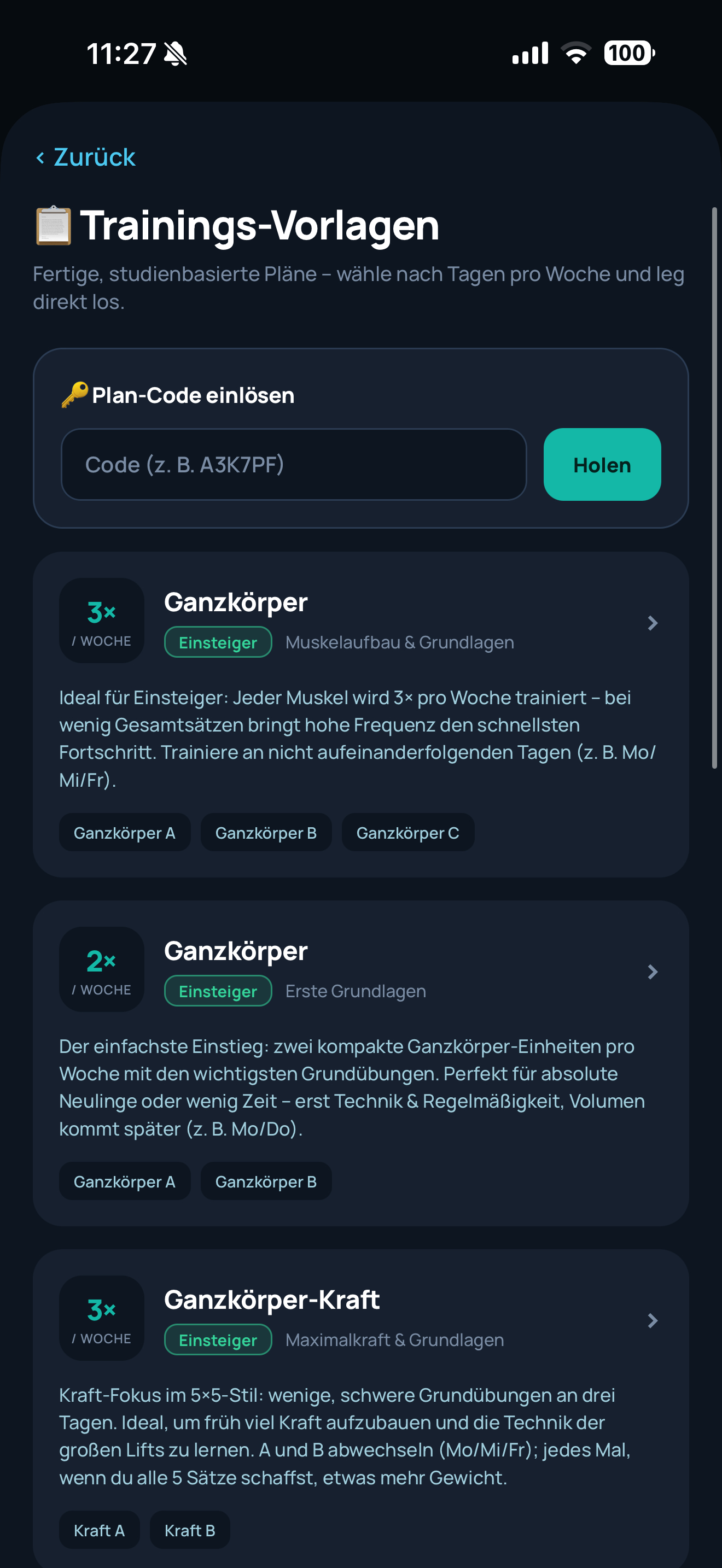 TrustFit – Fitness & Ernährung screenshot 5