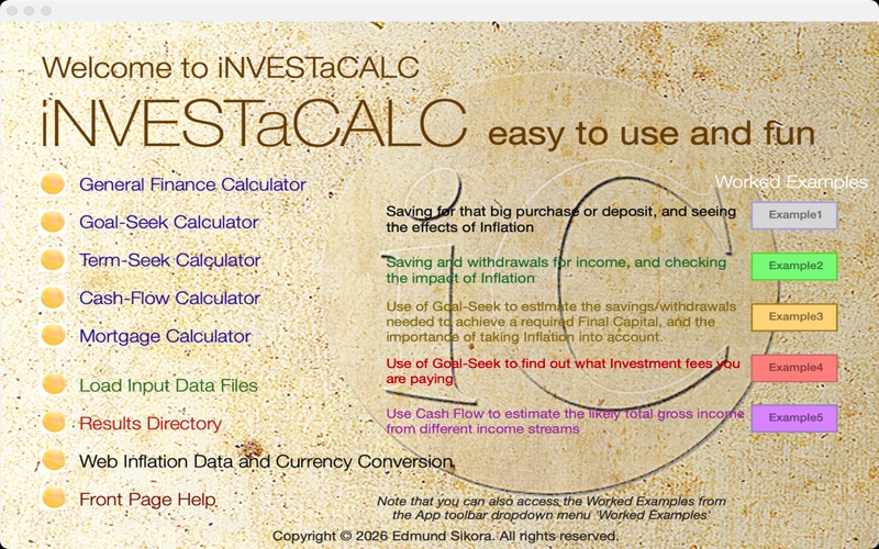 Screenshot #1 pour iNVESTaCALC