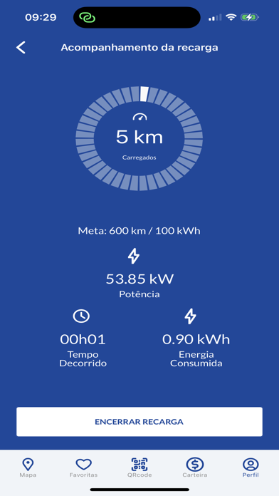 Azul Energia Eletropostos Screenshot