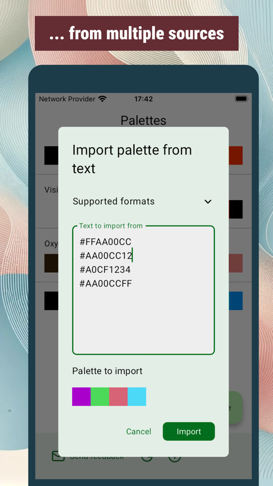 #2. Color Palette Conversion: UPC (macOS) بواسطة: Alberto Malagoli