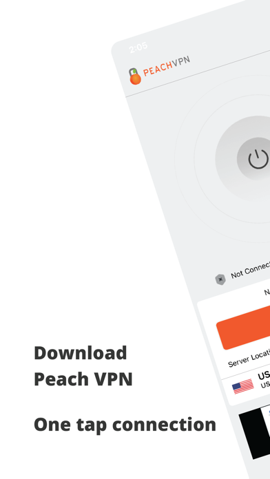 PeachVPN iPhone screenshot 4 - Utilities app