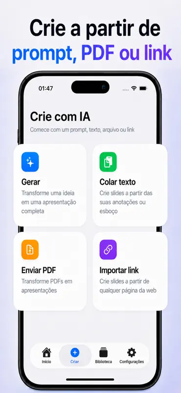 GammAI: Criador de Slides IA screenshot 4 of 4