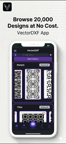 VectorDXF - AI Image Search screenshot