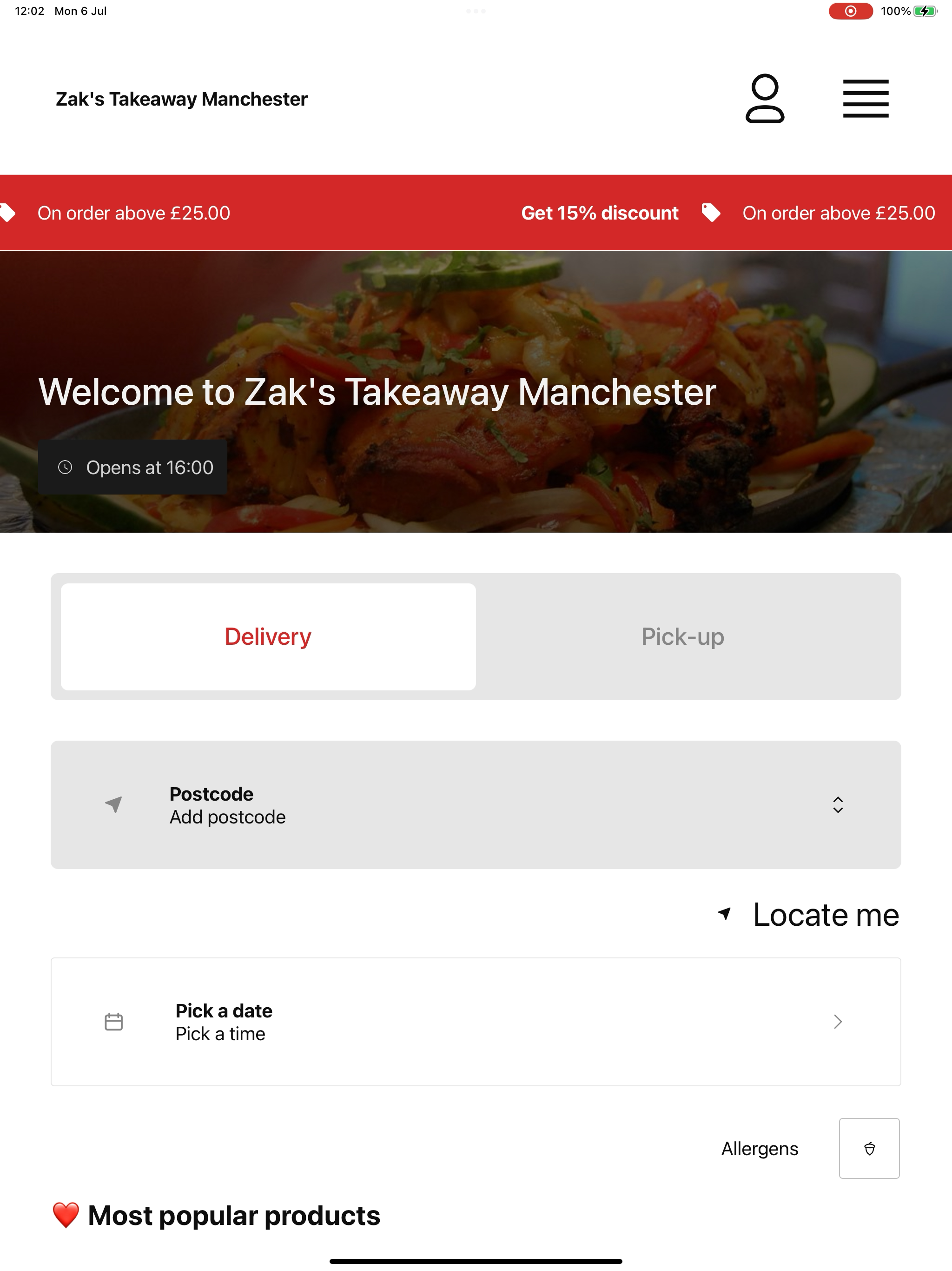 Zak's Takeaway Manchester screenshot 5